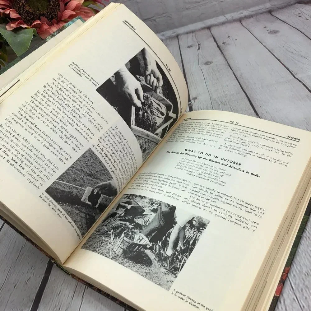 vintage new illustrated encyclopedia of gardening 1965